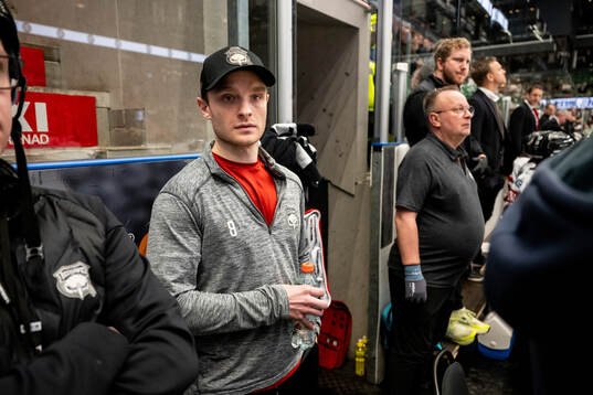 Malmö Redhawks Johan Olofsson ombytt i tredje perioden