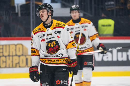 Luleås Oskari Laaksonen deppar