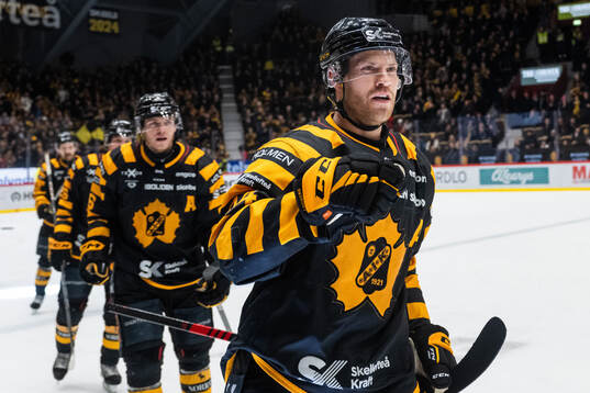 Skellefteås Oscar Lindberg jublar