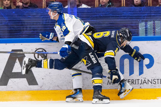 Leksands Anton Johansson och HV71s Tanner Kero