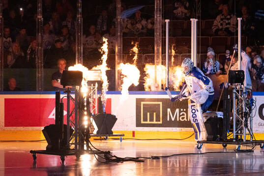 Leksands målvakt Marcus Gidlöf
