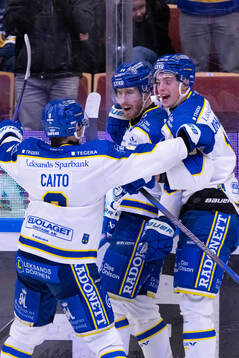 Leksands Matt Caito, Peter Cehlarik och Anton Johansson