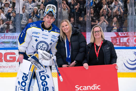 Leksands målvakt Marcus Gidlöf