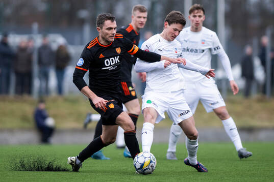 Helsingborgs Max Svensson och Hilleröds Jonathan Witt