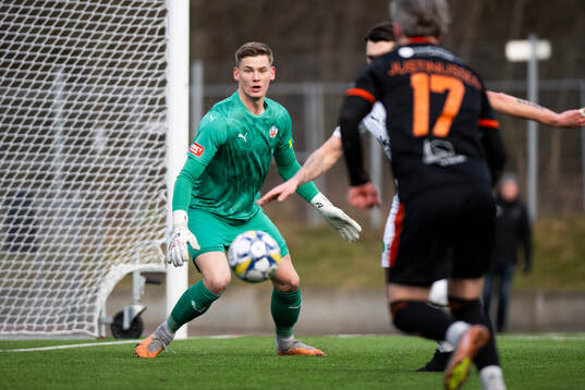 Helsingborgs målvakt Johan Brattberg
