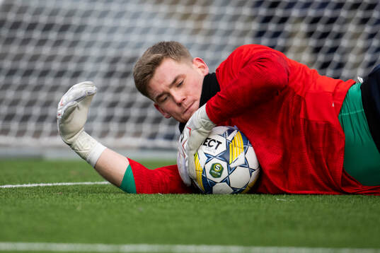 Helsingborgs målvakt Johan Brattberg