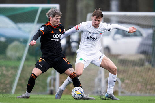 Helsingborgs Lukas Kjellnäs och Hilleröds Adrian