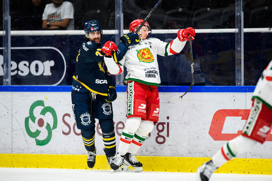 Södertäljes Nolan Stevens och Moras William Pethrus