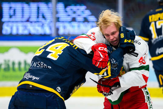 Moras Oskar Asplund och Södertäljes Jacob Dahlström