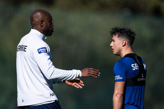 Fystränare Hakeem Araba och Hussein Carneil