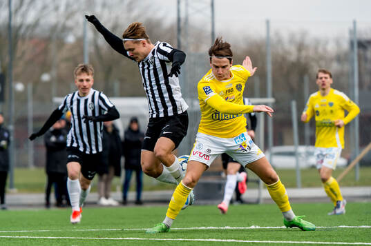 Landskronas Vincent Sundberg och Falkenbergs Oskar Lindberg