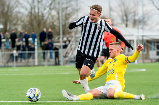 Landskronas Vincent Sundberg och Falkenbergs Tim Stålheden