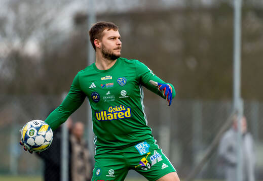 Falkenbergs målvakt Anton Andersson