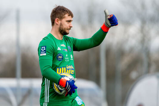 Falkenbergs målvakt Anton Andersson