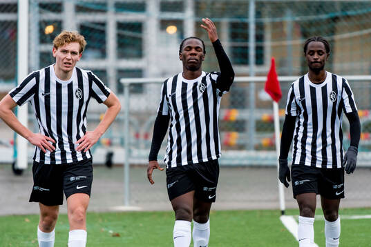 Landskronas Melker Jonsson, Xavier Odhiambo och Max'Med