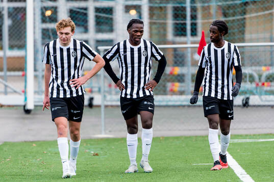 Landskronas Melker Jonsson, Xavier Odhiambo och Max'Med