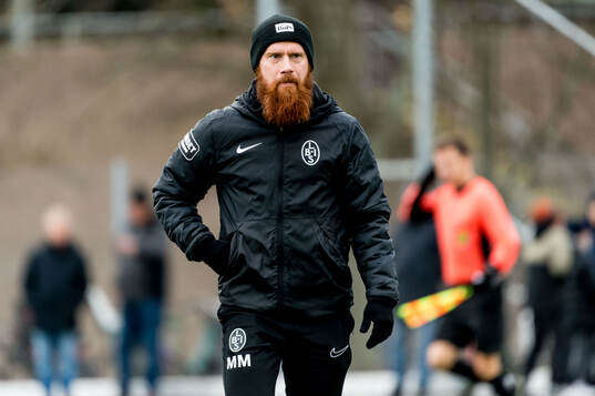 Landskronas tränare Max Mölder