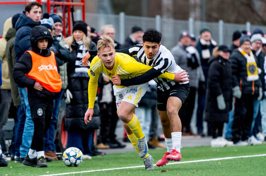 Falkenbergs Noel Lundgren och Landskronas Ramy Al-Karkhi
