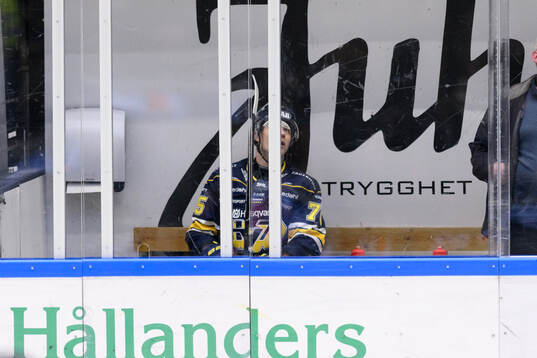HV71s Radan Lenc i utvisningsbåset
