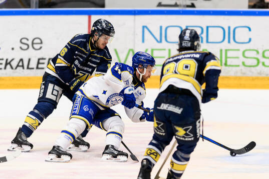 HV71s Tanner Kero och Leksands Oskar Lang