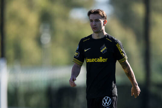 Bersant Celina of AIK looks dejected