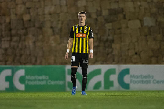 Nikola Zecevic of Häcken looks dejected