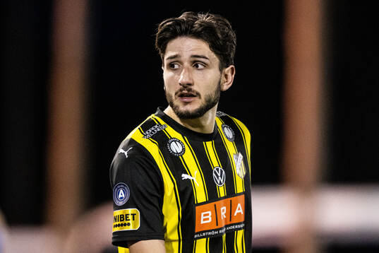 Filip Trpcevski of Häcken looks dejected