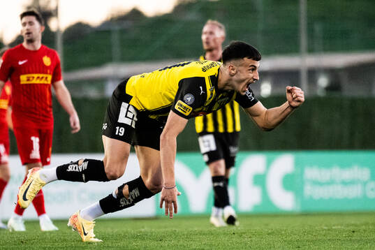 Srdjan Hrstic of Häcken celebrates
