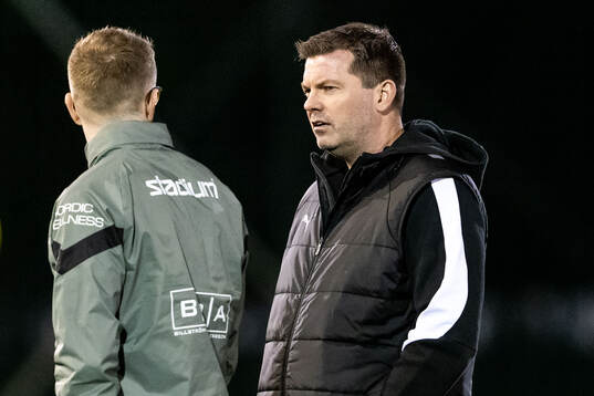 Head coach Jens Gustafsson of Häcken looks dejected