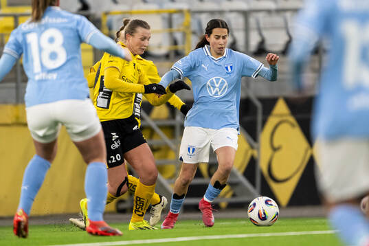 Elfsborgs Selma Berggren och Malmö FFs Mayar Khatawi