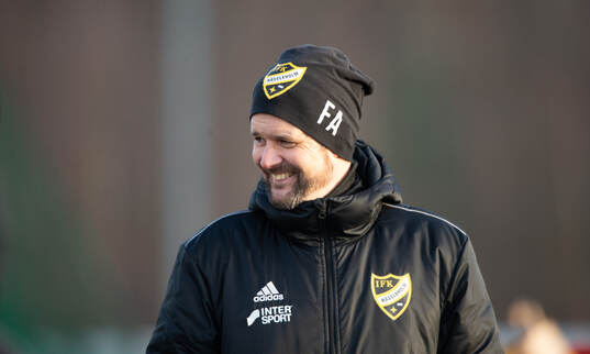 IFK Hässleholms tränare Fredrik Ahlgren i