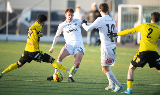i träningsmatchen mellan IFK Hässleholm och Ängelholms