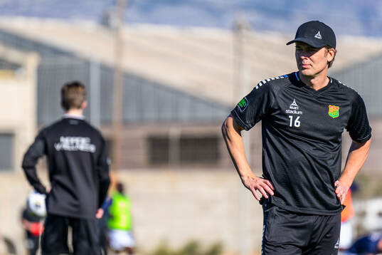 Head coach Fredrik Holmberg of GAIS