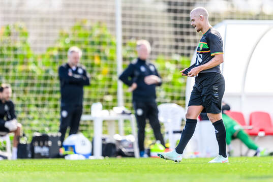 Kevin Holmén of GAIS looks dejected