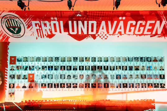 Frölundaväggen avtäcks i Scandinavium