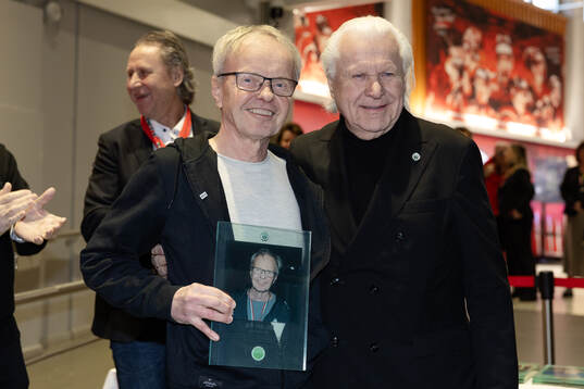 Funktionären Jan-Erik Lind och Frölundas ordförande Mats