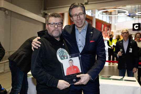 Frölundas materialförvaltare Håkan Olofsson och
