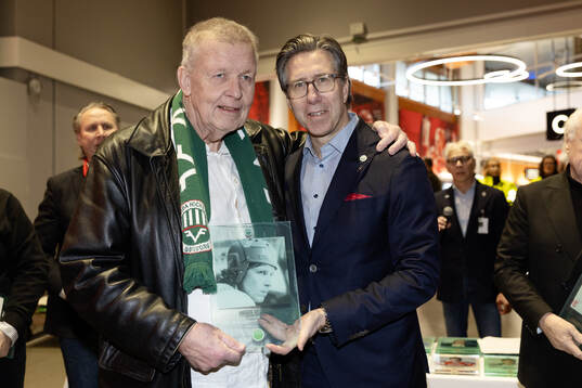 Tidigare Frölunda spelaren Anders Broström och