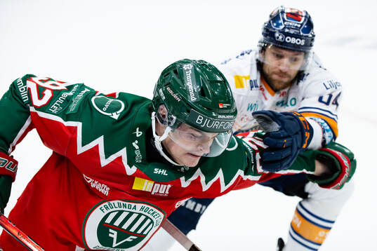 Frölundas Filip Cederqvist och Växjös Eric Martinsson