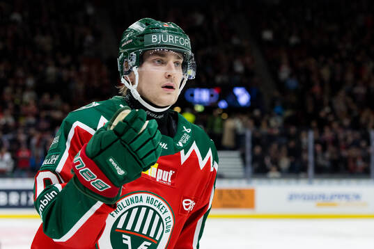 Frölundas Jacob Peterson jublar