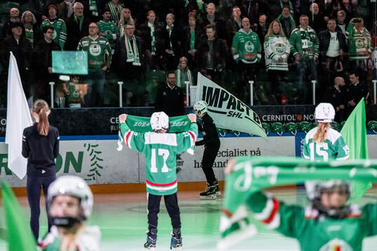 Flagga med texten ”Impact by SHL”