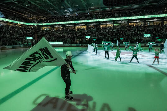 Flagga med ”Impact by SHL
