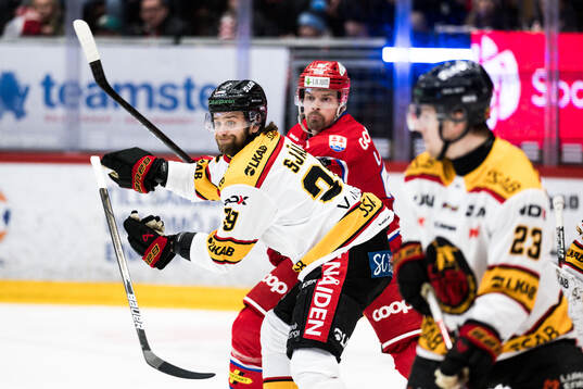 Luleås Pontus Själin och Timrås Anton Lander