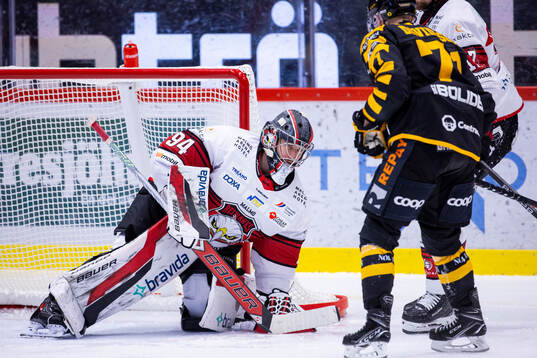 Malmö Redhawks målvakt Marek Langhamer
