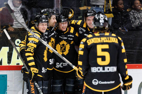 Skellefteås Rickard Hugg jublar
