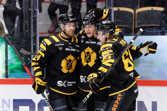 Skellefteås Rickard Hugg jublar