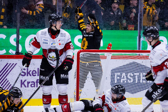 Skellefteås Andreas Johnson jublar
