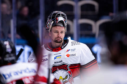 Malmö Redhawks målvakt Marek Langhamer