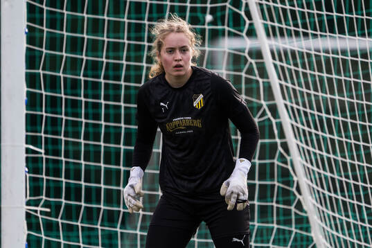 Häckens målvakt Fanney Birkisdottir