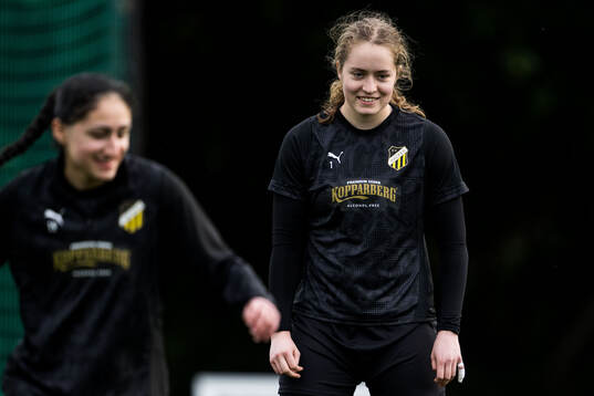 Häckens målvakt Fanney Birkisdottir